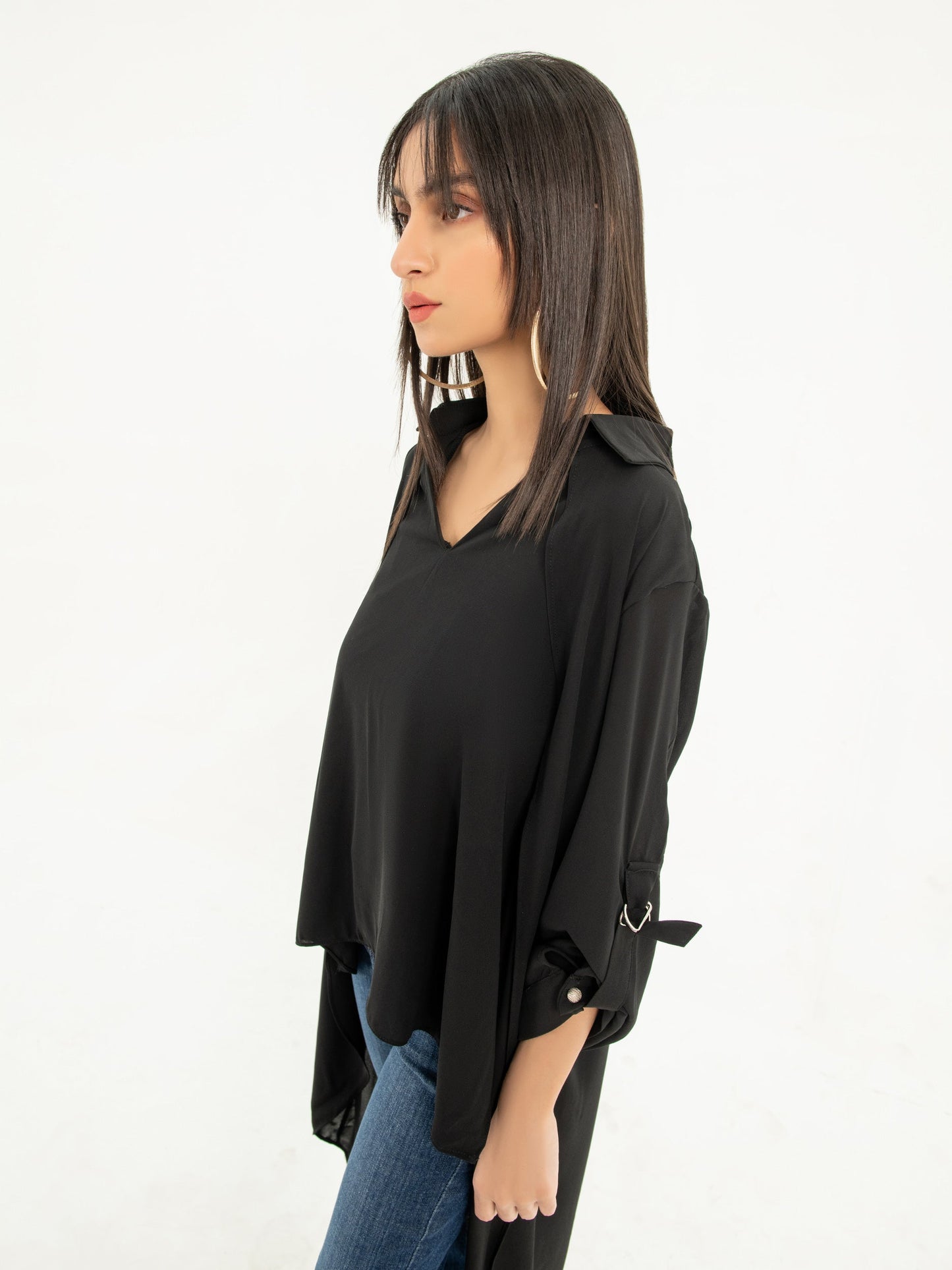 Limelight - High-Low Chiffon Top