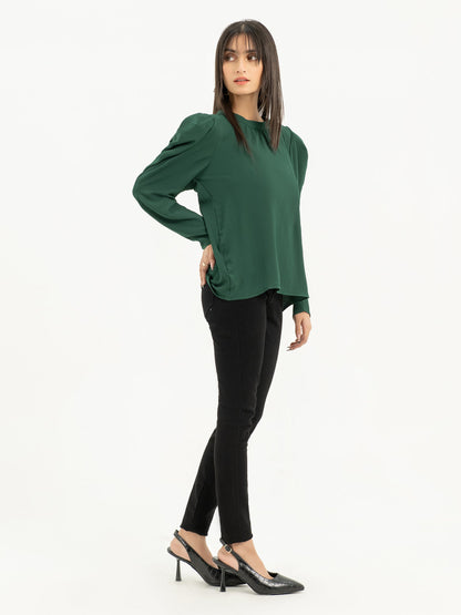 Limelight - Puffed Shoulder Grip Top