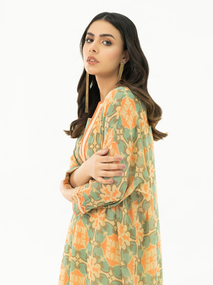 Chiffon Shirt-Embroidered (Pret)