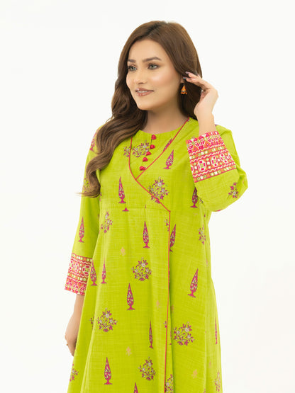 Lawn Angrakha-Embroidered (Pret)