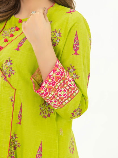 Lawn Angrakha-Embroidered (Pret)