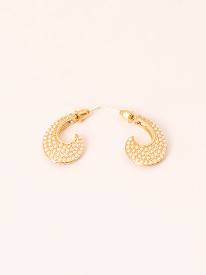 Limelight - Curvy Pearl Earrings