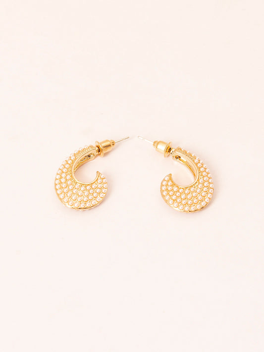 Limelight - Curvy Pearl Earrings