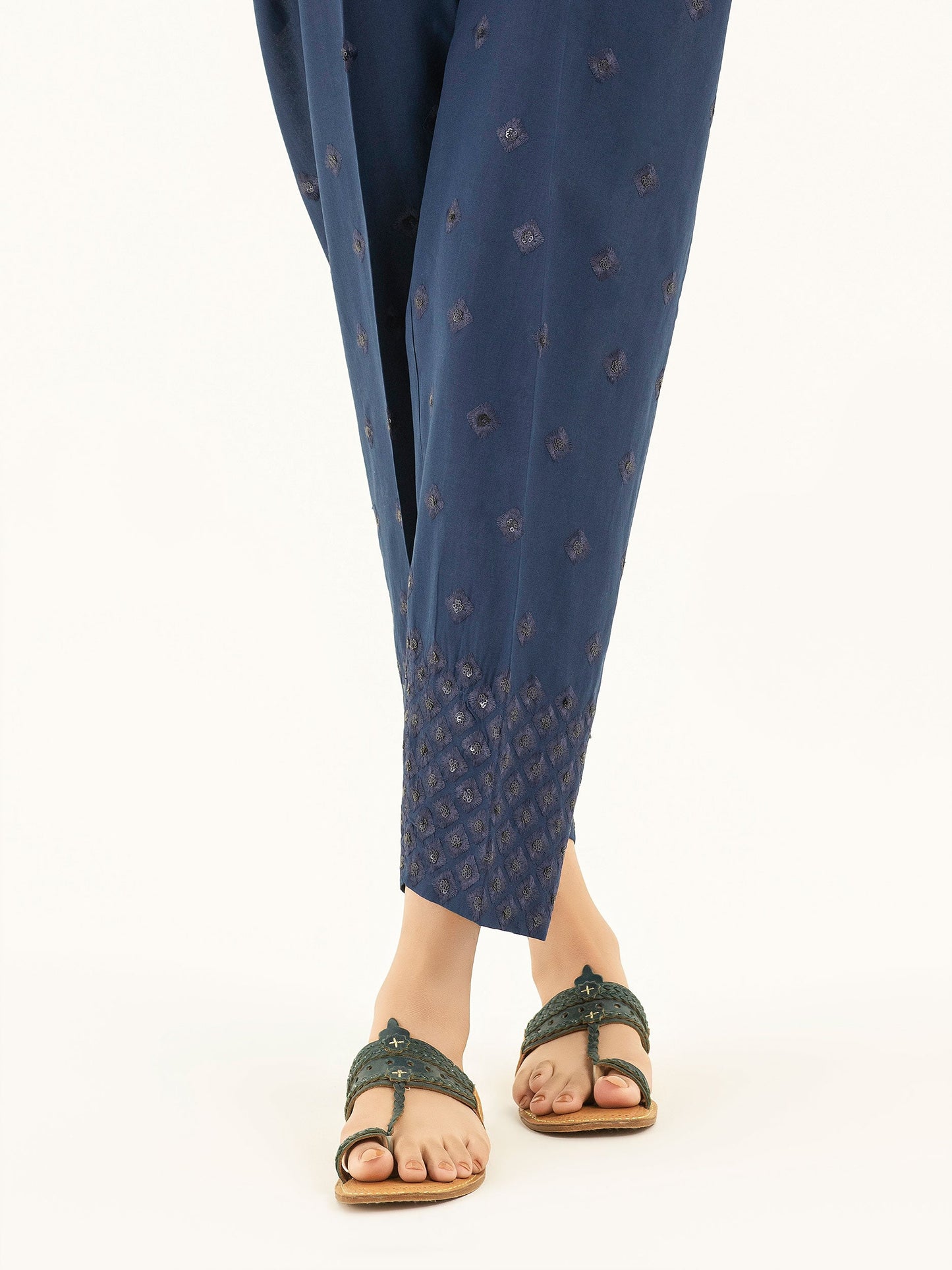 Embroidered Cambric Trousers