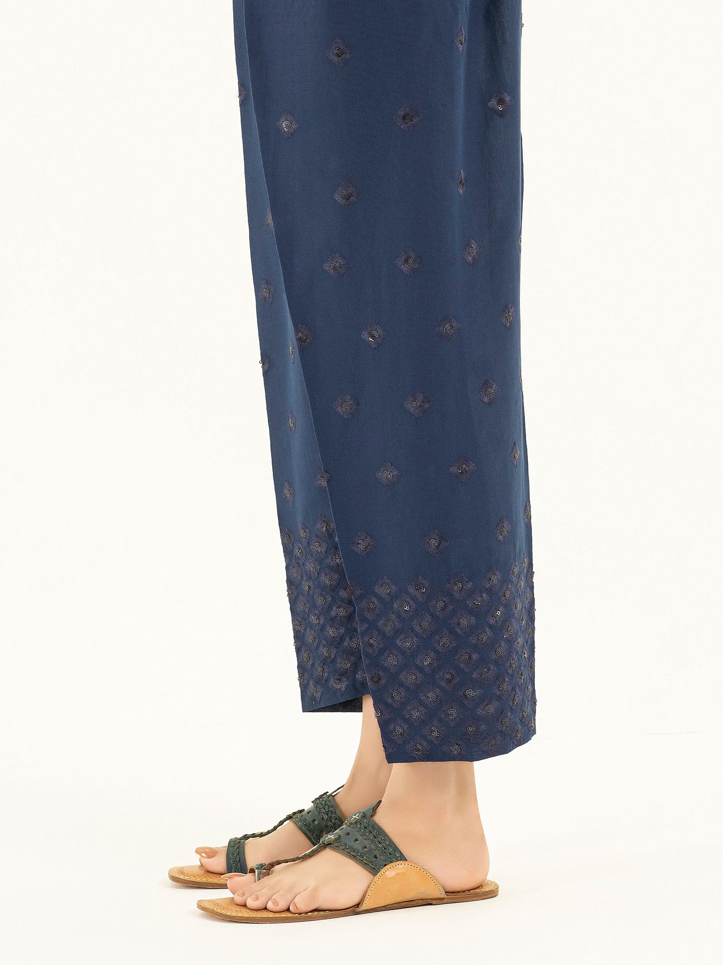 Embroidered Cambric Trousers