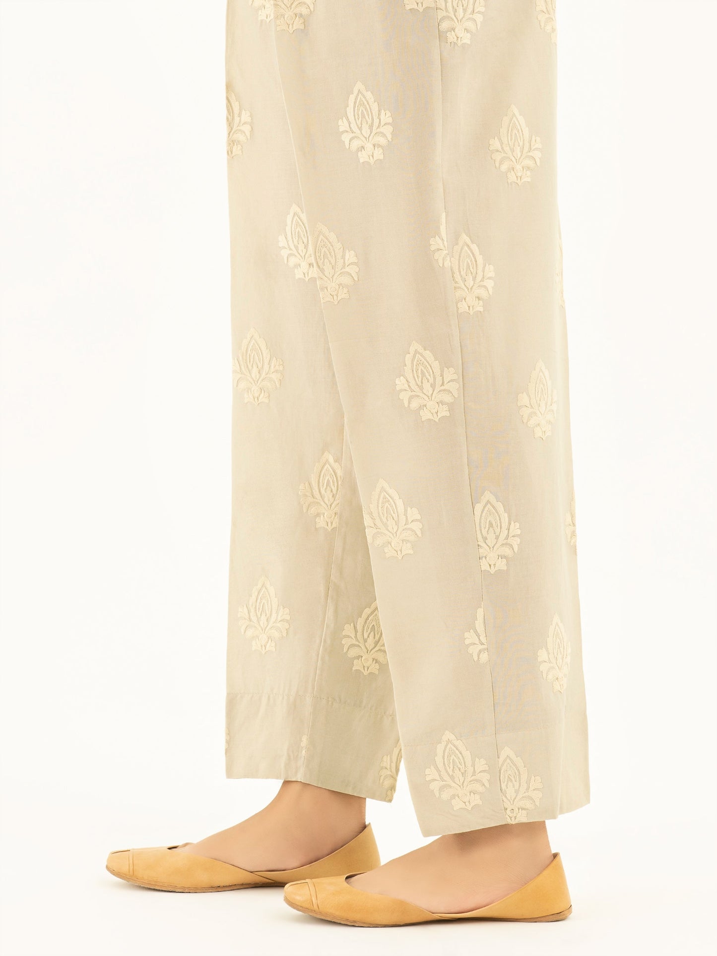 Embroidered Cambric Trousers