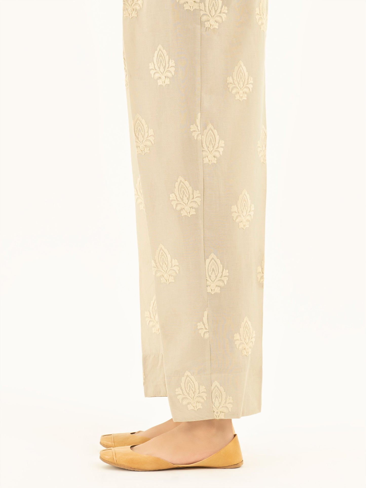 Embroidered Cambric Trousers