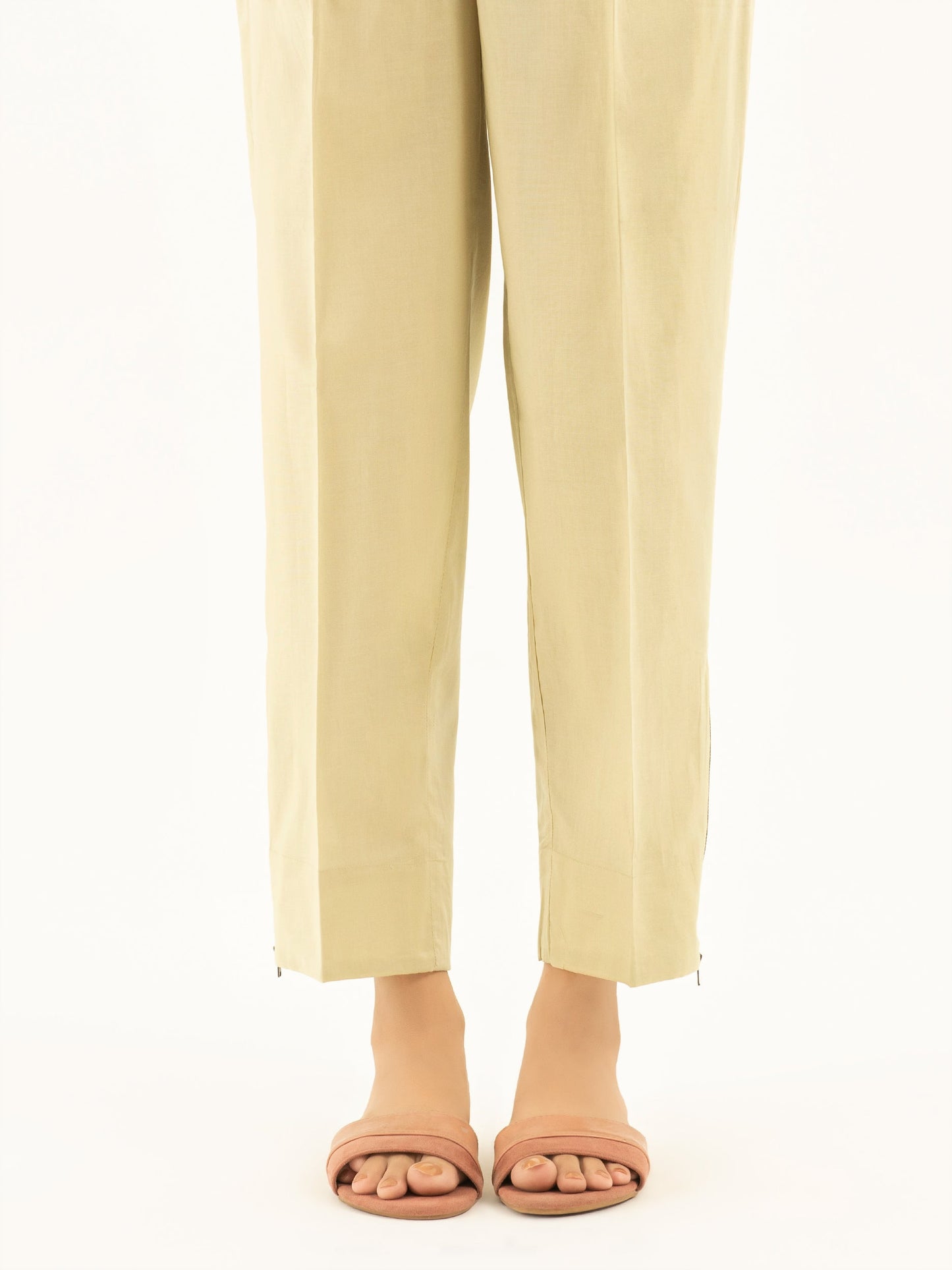 Zipped Cambric Trousers