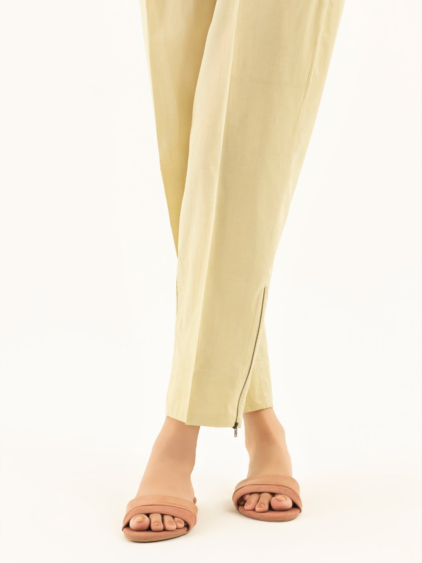 Zipped Cambric Trousers