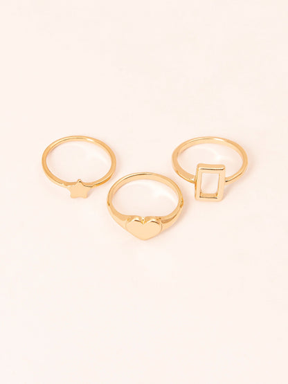 Metallic Ring Set