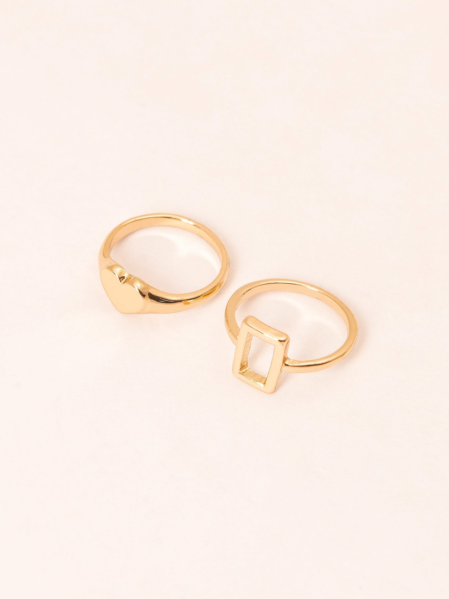 Metallic Ring Set