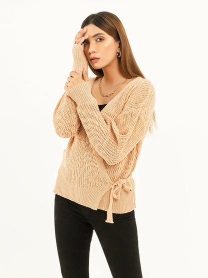 Woolen Wrap Cardigan