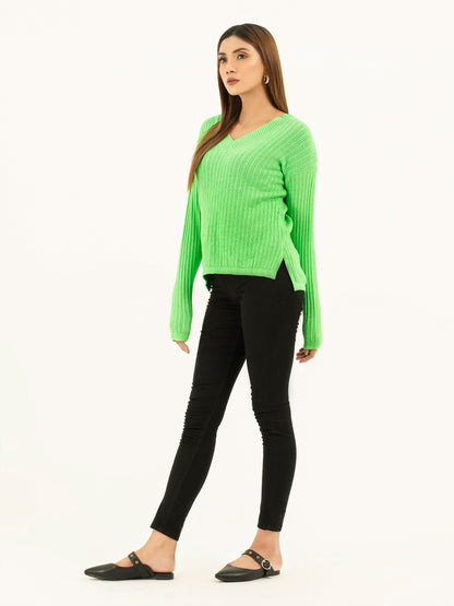 Limelight - Ribbed Knit Sweater