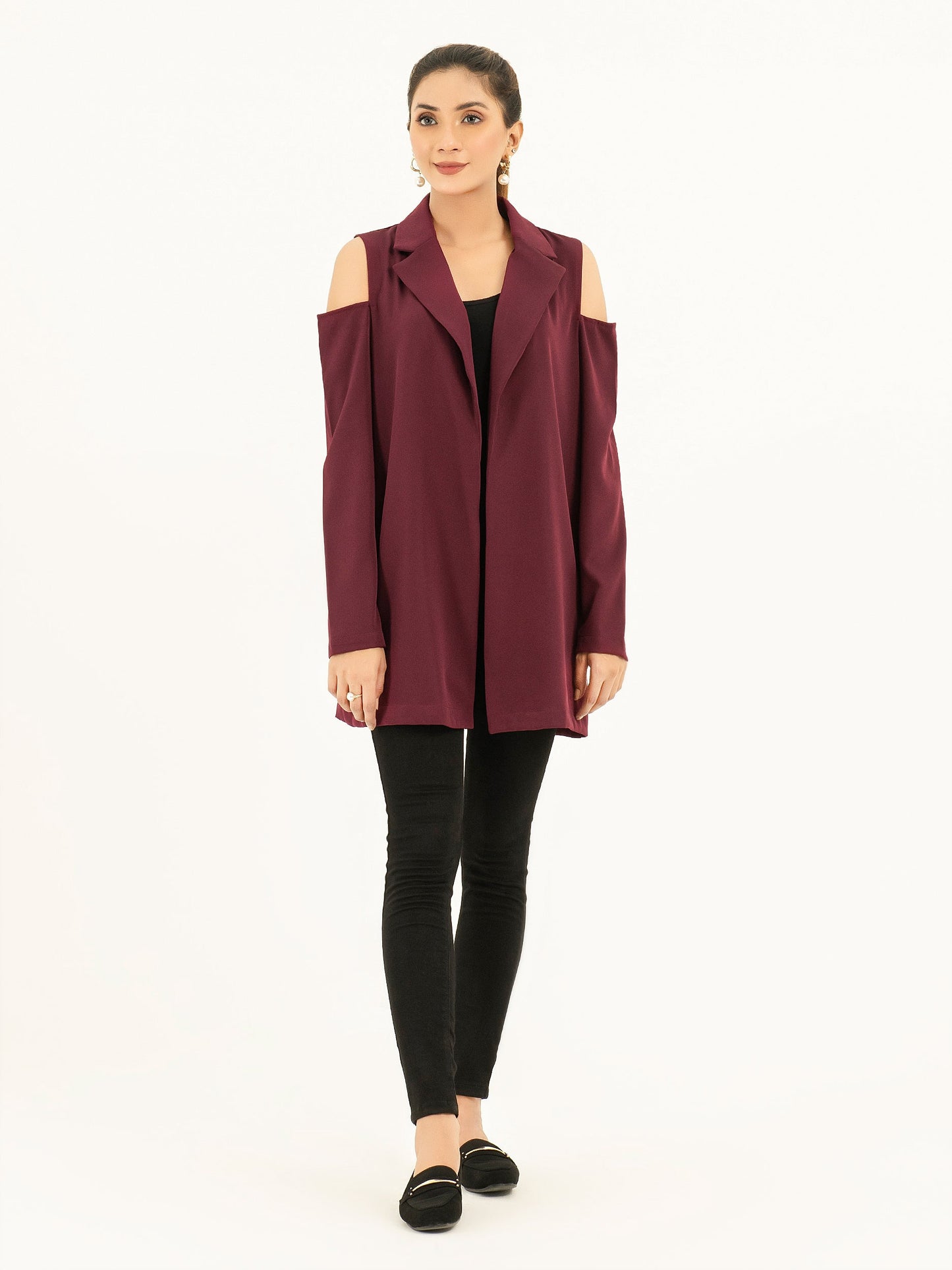 Cold Shoulder Coat