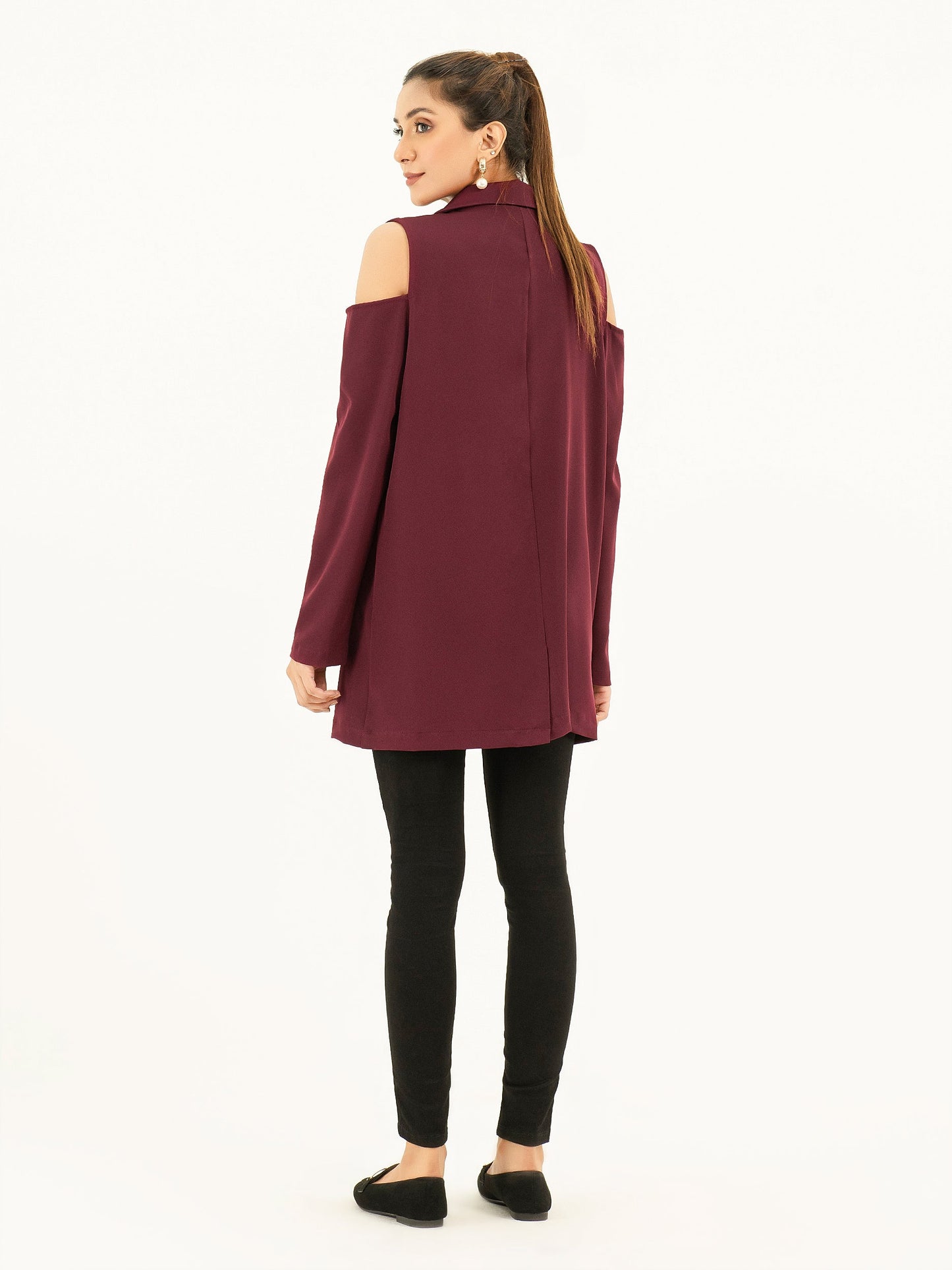 Cold Shoulder Coat