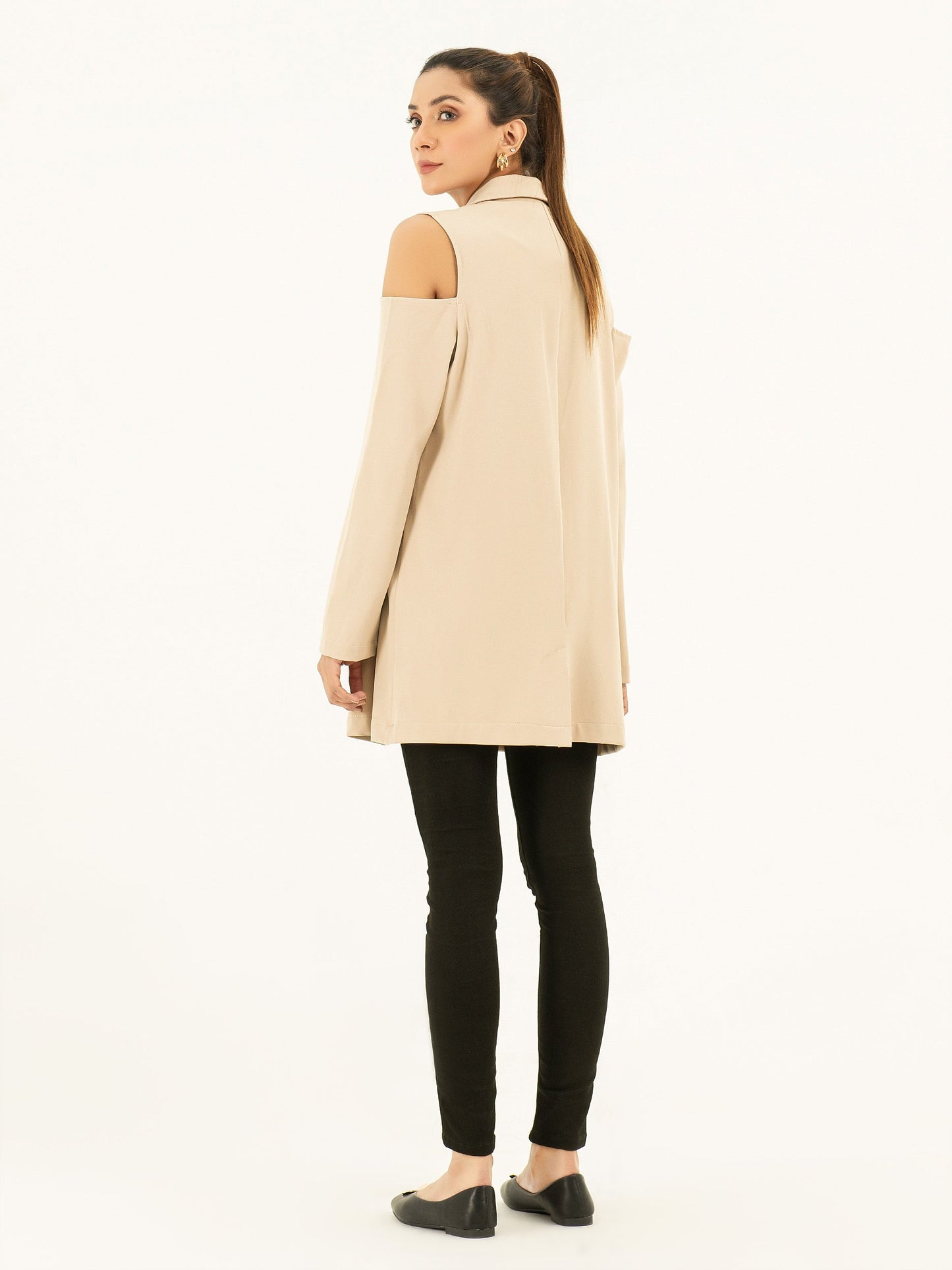 Cold Shoulder Coat
