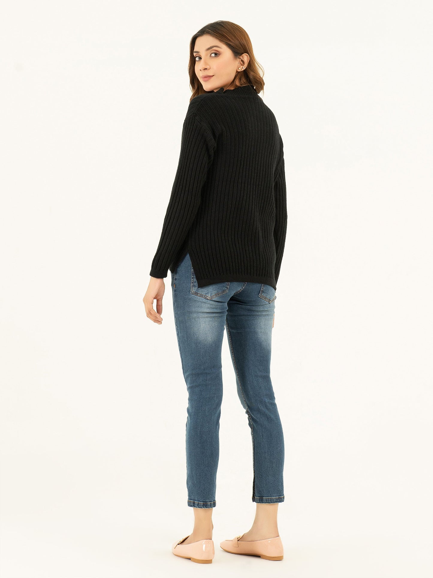 Ribbed Knit Sweater