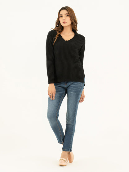 Ribbed Knit Sweater