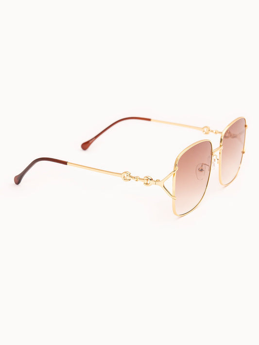 Limelight - Metallic Square Sunglasses