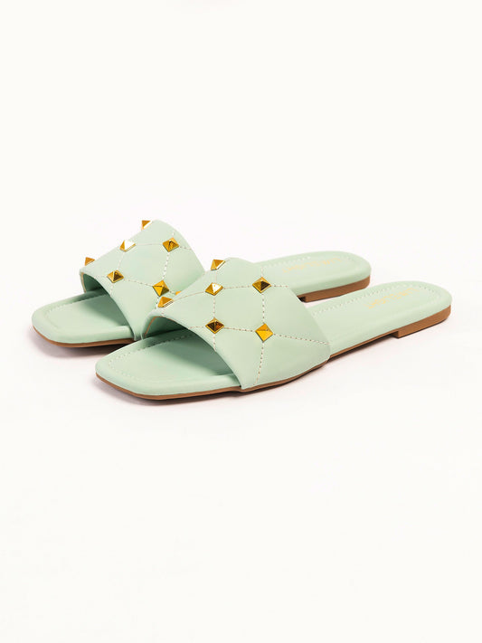 Limelight - Metallic Crisscross Flats