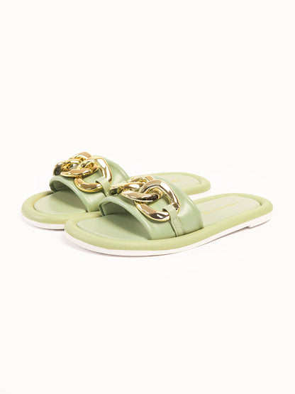 Limelight - Puffy Chained Flats