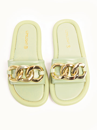 Limelight - Puffy Chained Flats