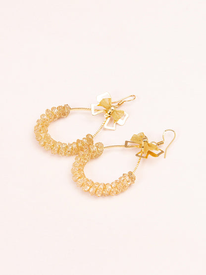 Mesh Bow Earrings