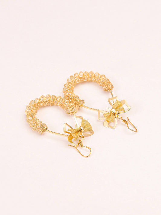 Mesh Bow Earrings