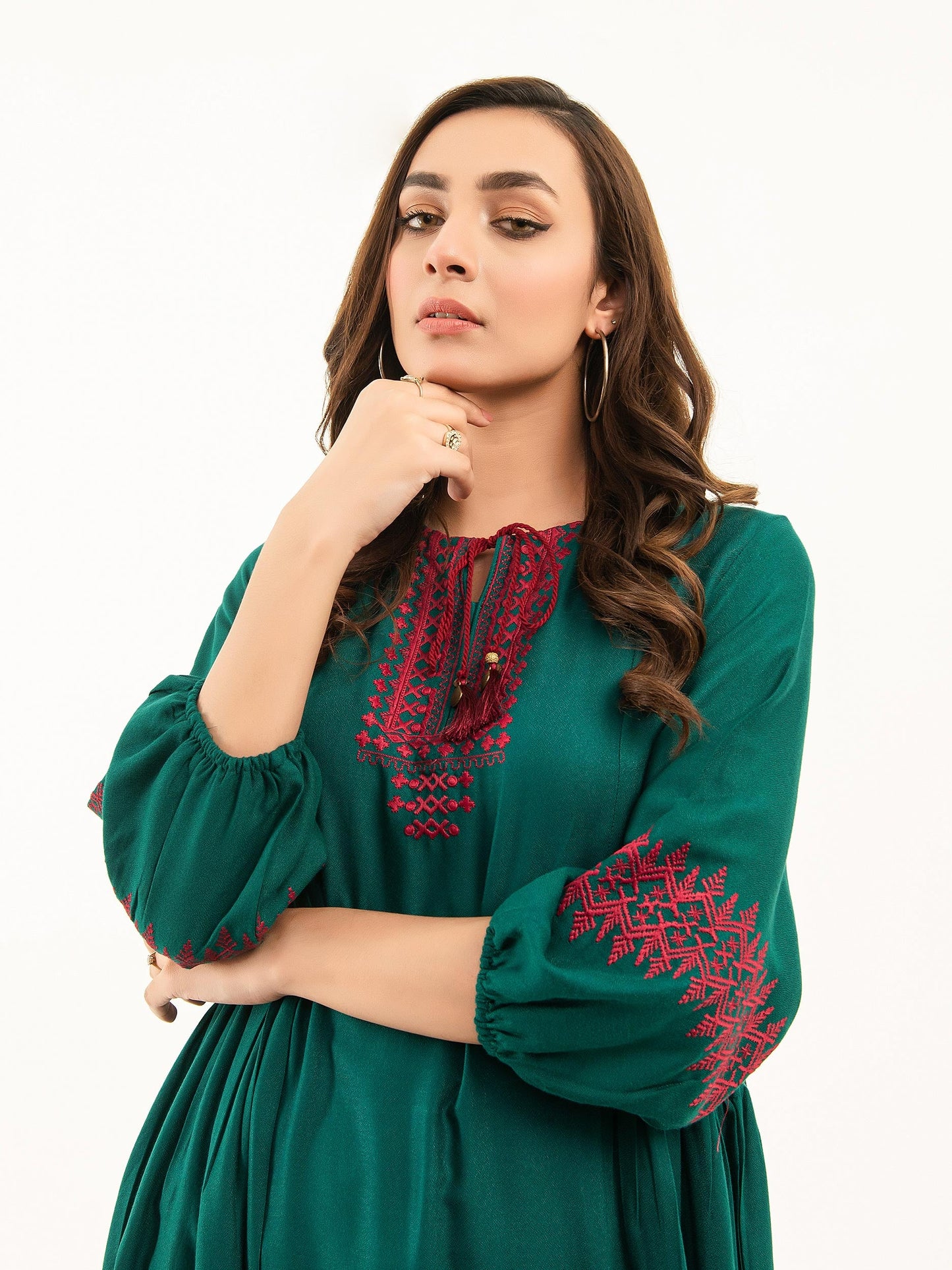 Limelight - Embroidered Lawn Dress