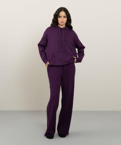 Sapphire - Knit Pull-On Long Trousers