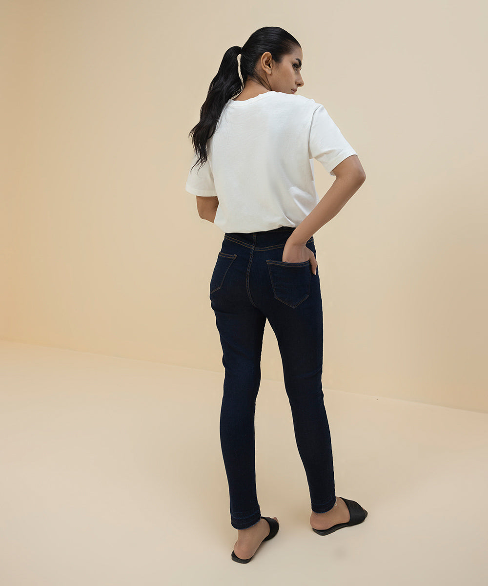 Mid-Rise Slim Fit Denim