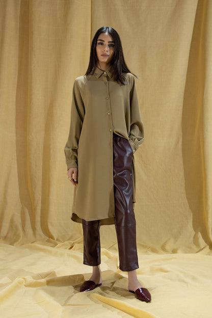 Long Button Through Shirt
