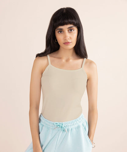 Sapphire - Beige Tank Top