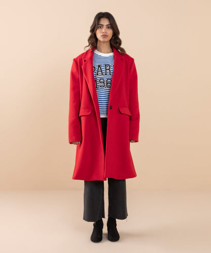 Sapphire - Single Button Long Coat