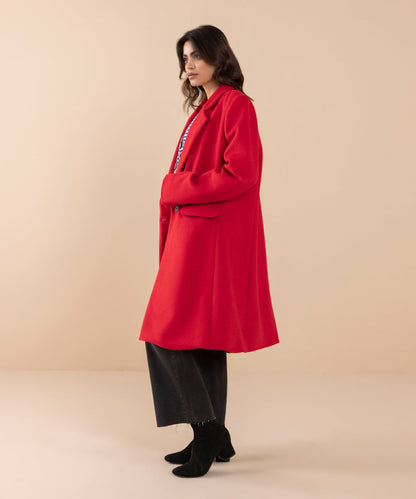 Sapphire - Single Button Long Coat