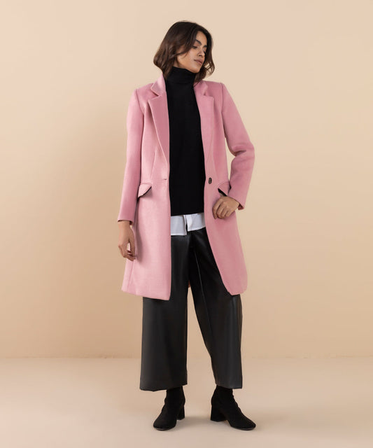 Sapphire - Single Button Long Coat