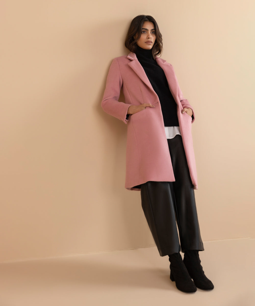 Sapphire - Single Button Long Coat