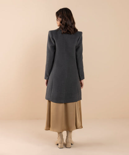 Sapphire - Single Button Long Coat