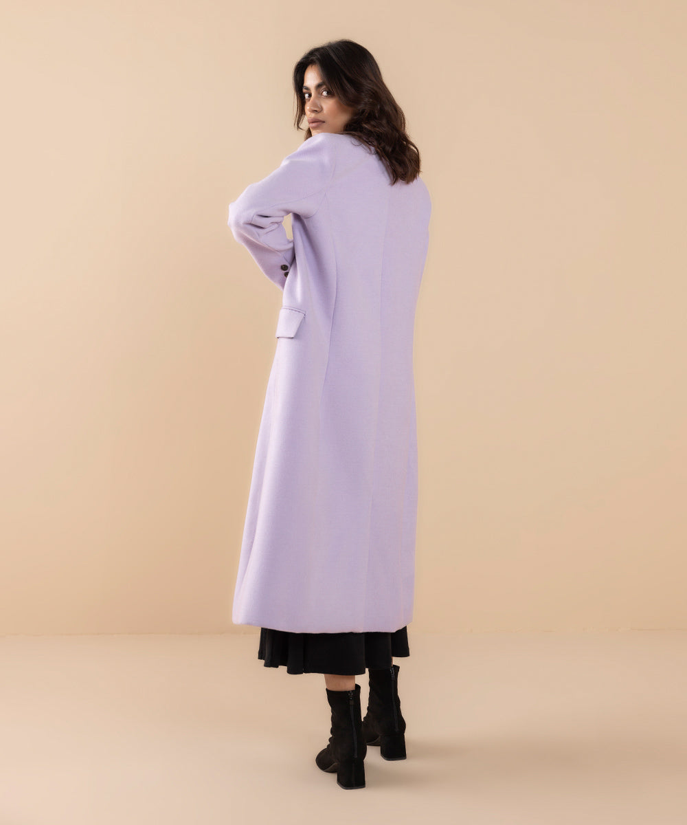 Sapphire - Double-breasted Slim Fit Coat