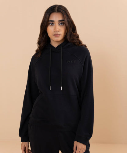 Sapphire - Black Oversized Hoodie