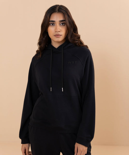 Sapphire - Black Oversized Hoodie