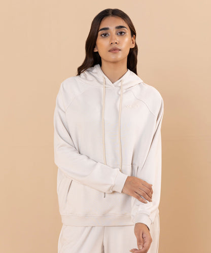 Sapphire - Beige Oversized Hoodie