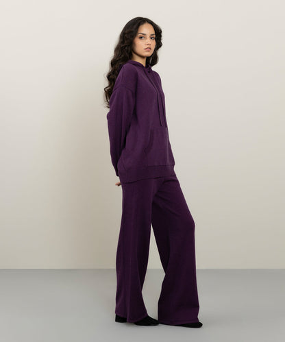 Sapphire - Knit Hoodie