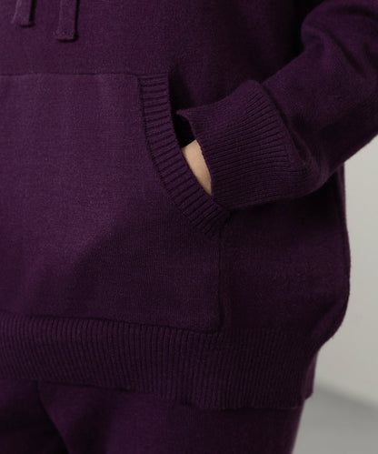 Sapphire - Knit Hoodie