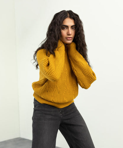 Sapphire - Chunky Knit Sweater