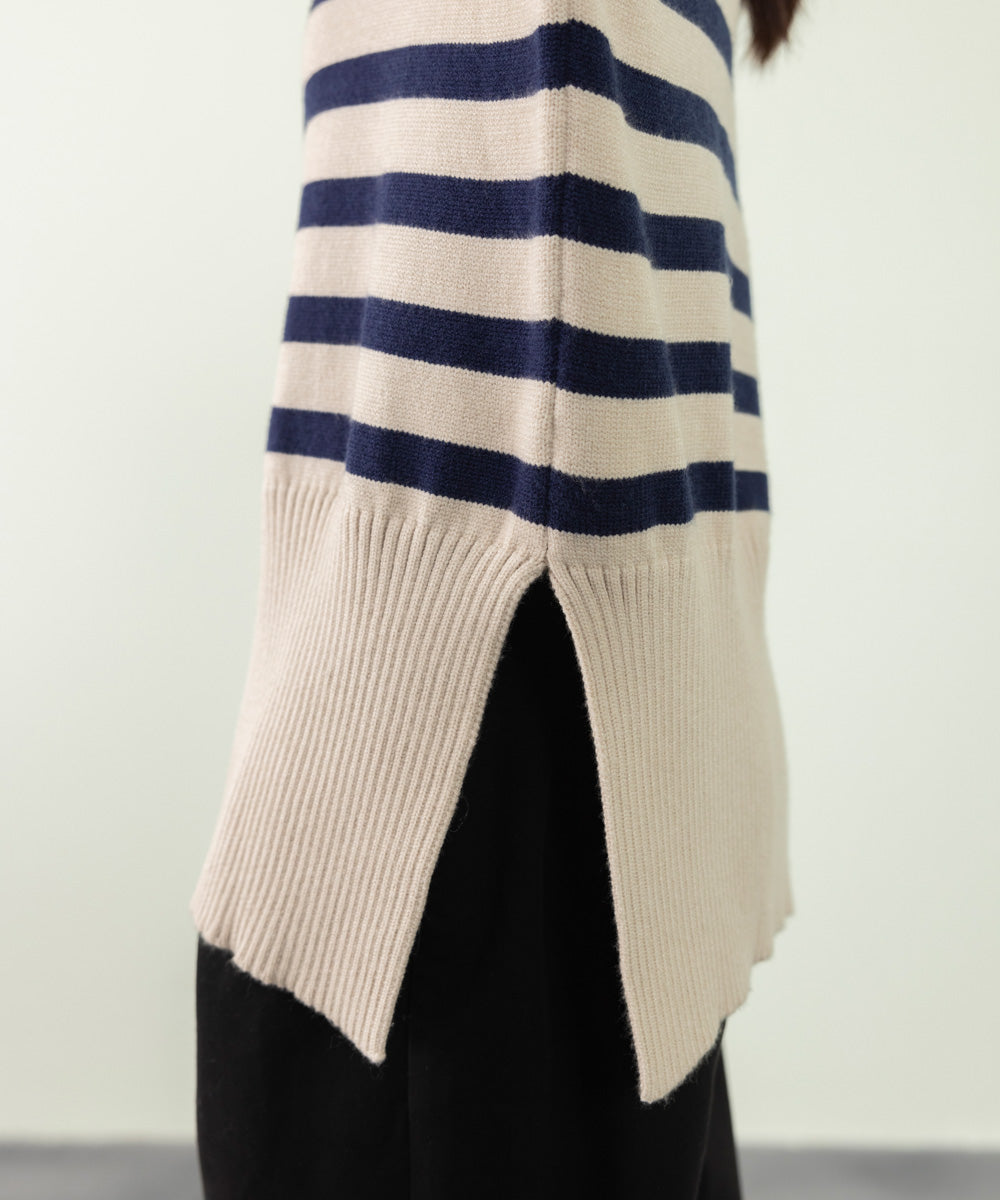 Sapphire - Oversized Striped Sweater