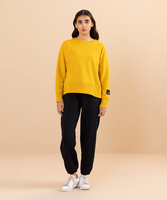 Sapphire - Loose Fit Cropped Sweatshirt