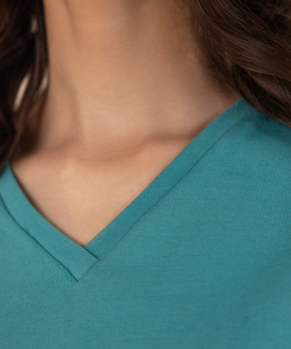 Sapphire - V-Neck T-Shirt