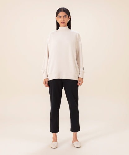 Sapphire - Turtle Neck Sweatshirt