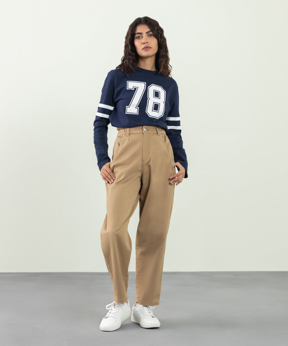 Sapphire - Full Sleeves Printed T-Shirt